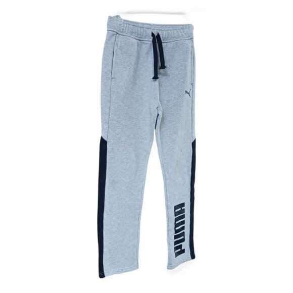 Puma Youth Boys Sweatpants Lot – Size L (10-12) – Gray/Black + Black/White, EUC - Picture 3 of 15